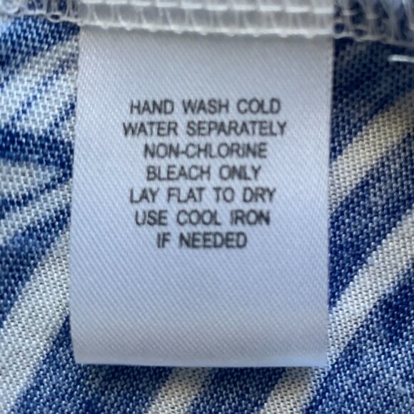 Derek Heart M Lightweight Vest Cardigan Blue White Aztec Tribal Pockets 109C - Picture 9 of 9